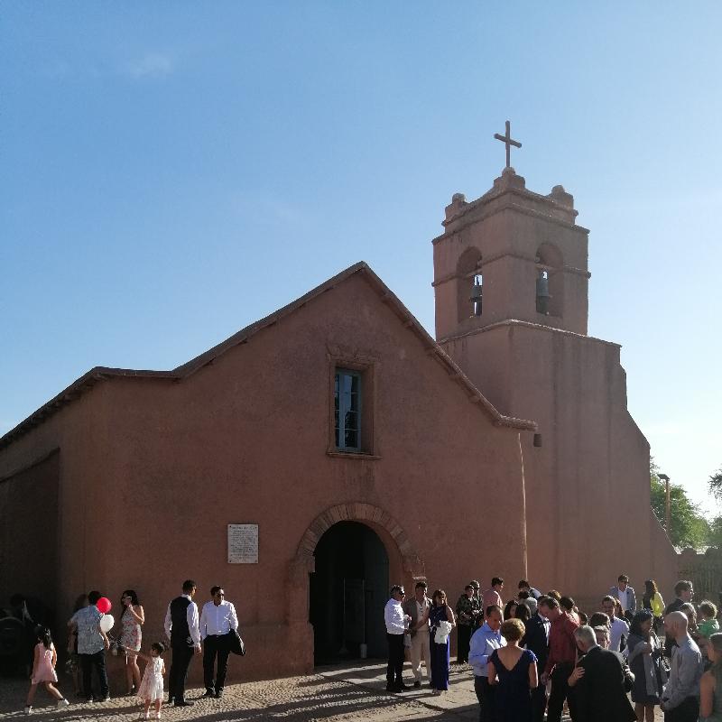 Eglise de San Pedro de Atacama en Adobe